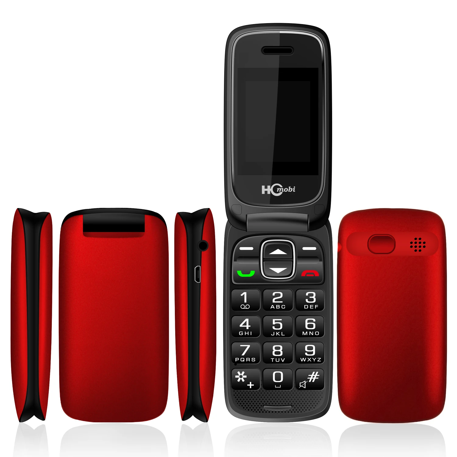 

GSM flip senior phone wholesale 2g mobile phones support MP3 MP4 FM radio