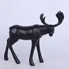 Hot sell Resin Crafts Gold Deer Furnishing Articles Resin Deer Ornaments Lucky Elk