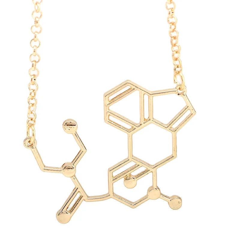 

JY European and American Jewelry new fashion simple personality science student molecular Necklace, Picture shown