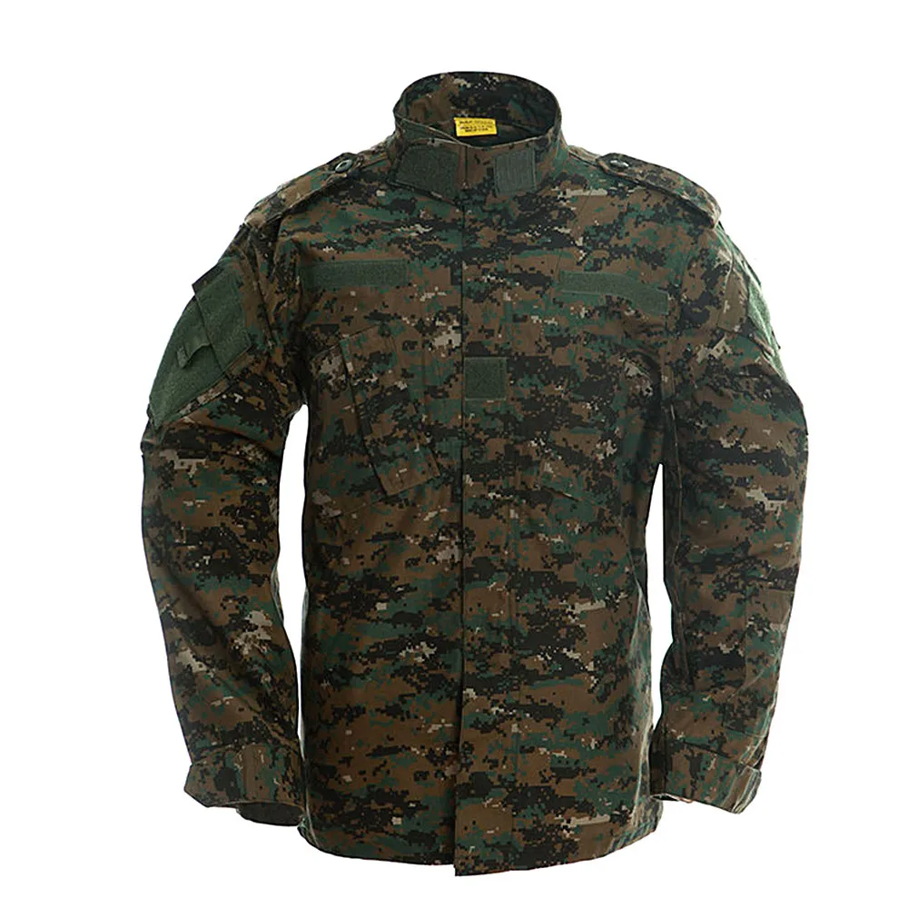in stock tactical acu military uniform suit with ripstop fabric