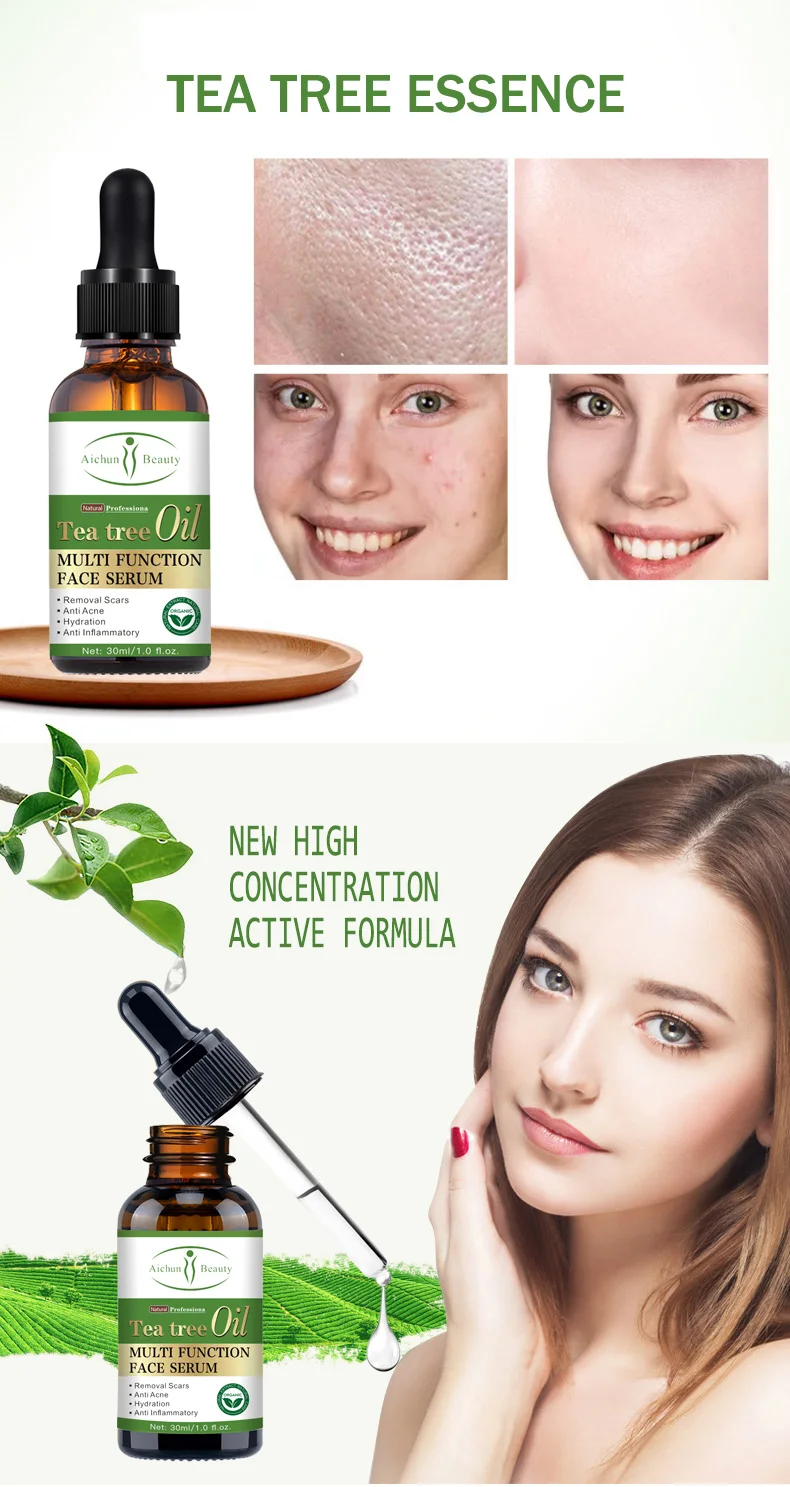 Aichun Beauty  Moisturizing Whitening Tea Tree Oil Face serum For All Skin