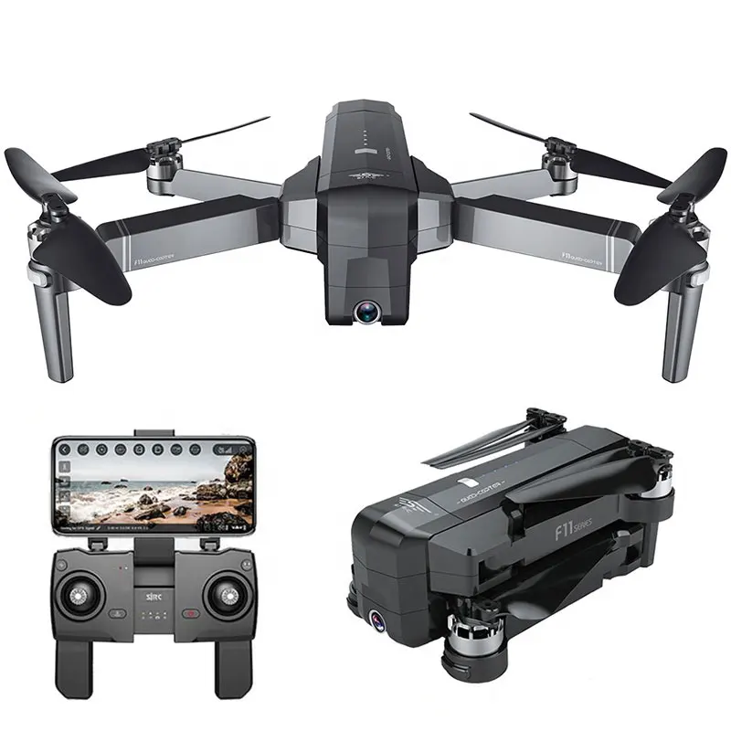 

F11 4K Pro Drone Camera WIFI 30mins Flight Time G- sensor GPS Foldable Brushless Quadcopterruko f11 pro drone