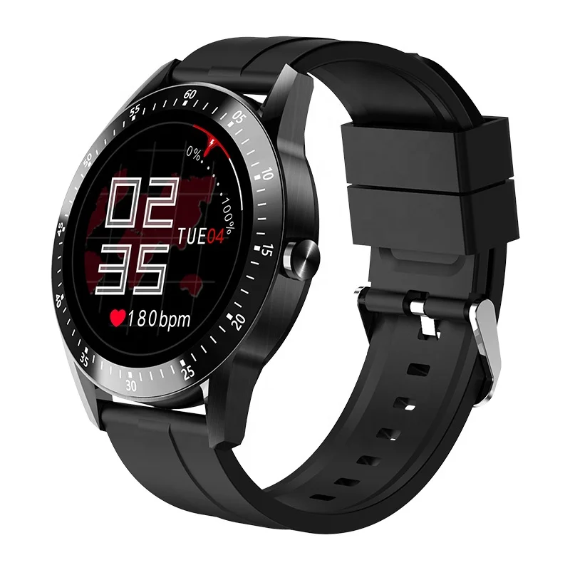 

New launched oem smartwatch Men Wrist smart watch 2020, Black and silver