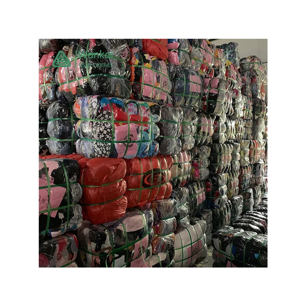 

Wankai Apparel Manufacture Second Hand Clothing Mixed Bales, Various Kinds Direct Supplier Aussie Used Clothes, Mixed color