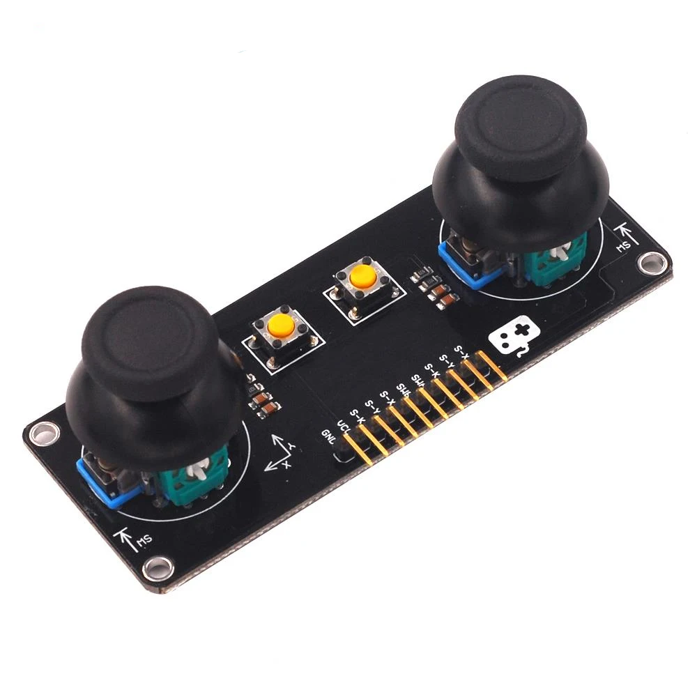 

Dual Channel PS2 Game Rocker PS2 JoyStick Electronic Blocking Push Button Module