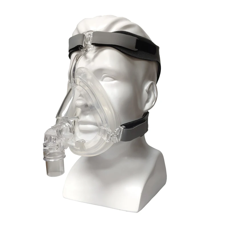 
FA-04A full face CPAP mask silicone for auto BIPAP BMC Resmed Respironics machine with Beautiful packing bag 