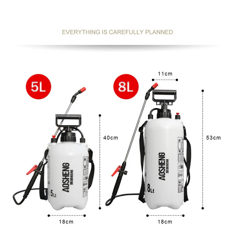 

8L/5L Fogging Machine Electric Agricultural Spray/Pump Pressure Sprayer Garden, White+red