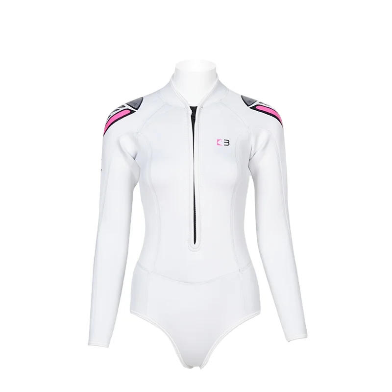 

BESTDIVE Yamamoto Neoprene 2mm-3mm Pearl-white Womens Wetsuit for Freediving