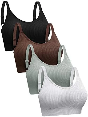 High Support可调肩with吸湿Moisture-Wicking Sports Bra