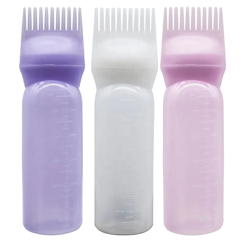 Wholesale New Plastic Oil Comb Bottles Shampoo Dispensing Bottle For