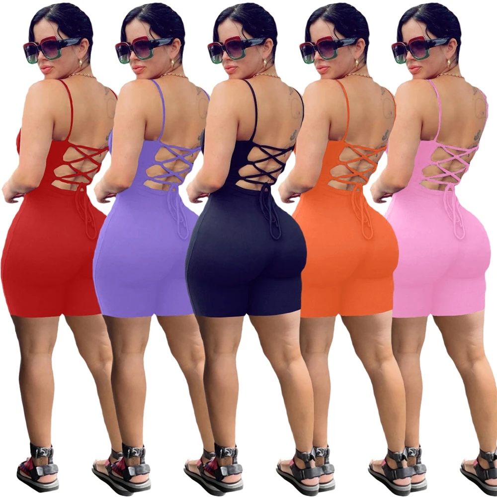 

OJW032608 Hot selling One Piece Sexy Jumpsuits For Women Bodysuit Jumpsuit with low price, Black