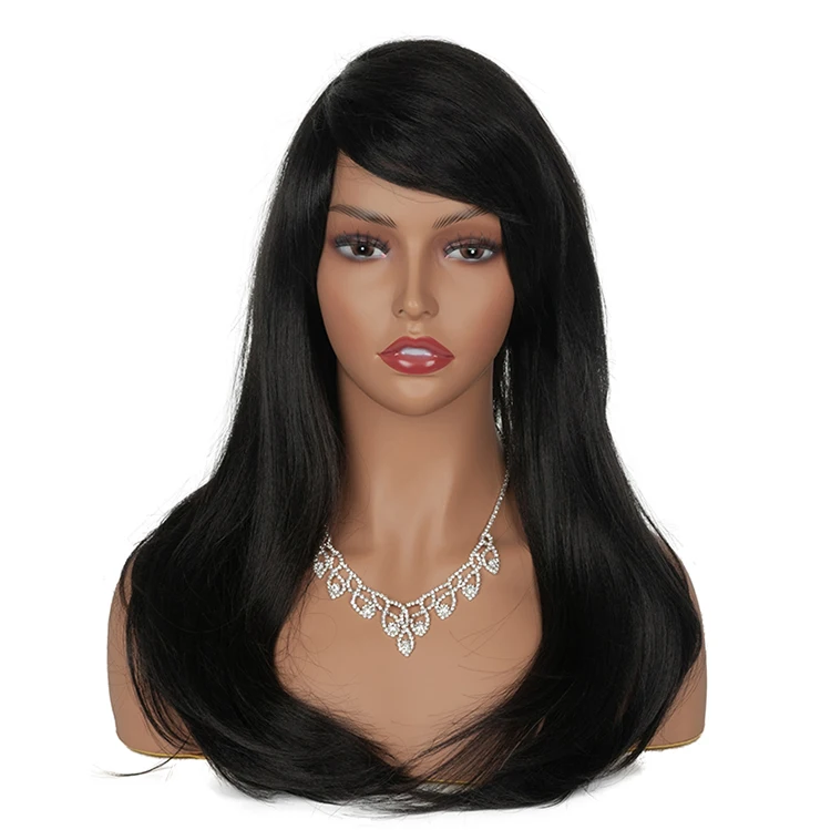 

Wholesale Realistic PVC Model Plastic Wig Stand Mannequins Head for Hair Display, As picture