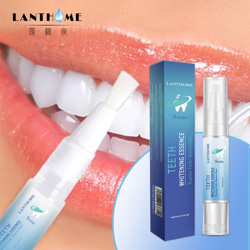 

LANTHOME Hot Selling Whitener Bleach Remove Stains Oral Hygiene Non Peroxide Teeth Whitening Gel Pen for Oral Care