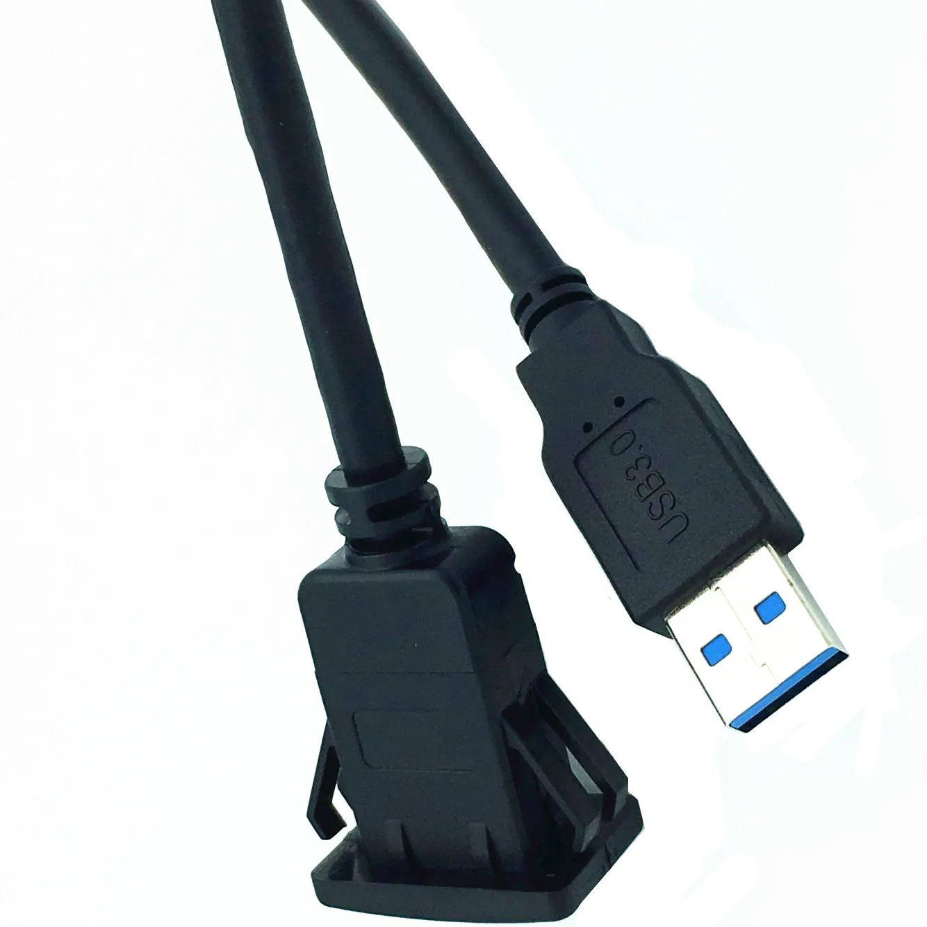 

Snap in USB 3.0 A Male to female Panel Mount Extension Cable for car