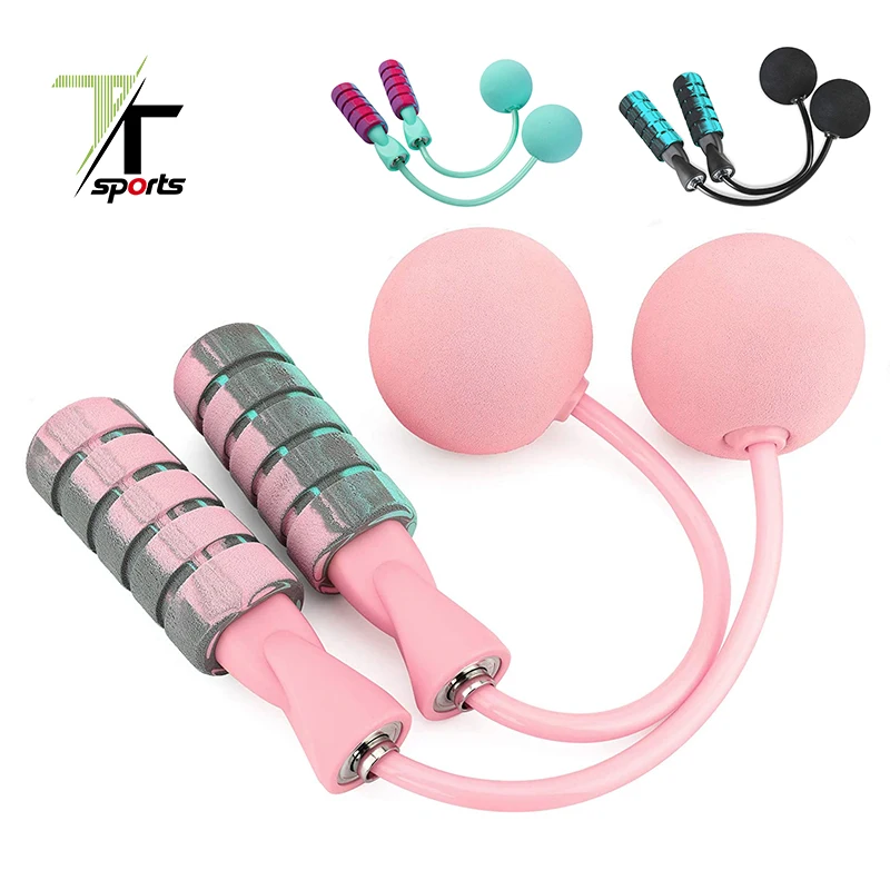 

TTSPORTS Fitness Tangle-free Ball Bearing Weighted Cordless Ropeless Wireless Skipping Jump Rope Without Rope