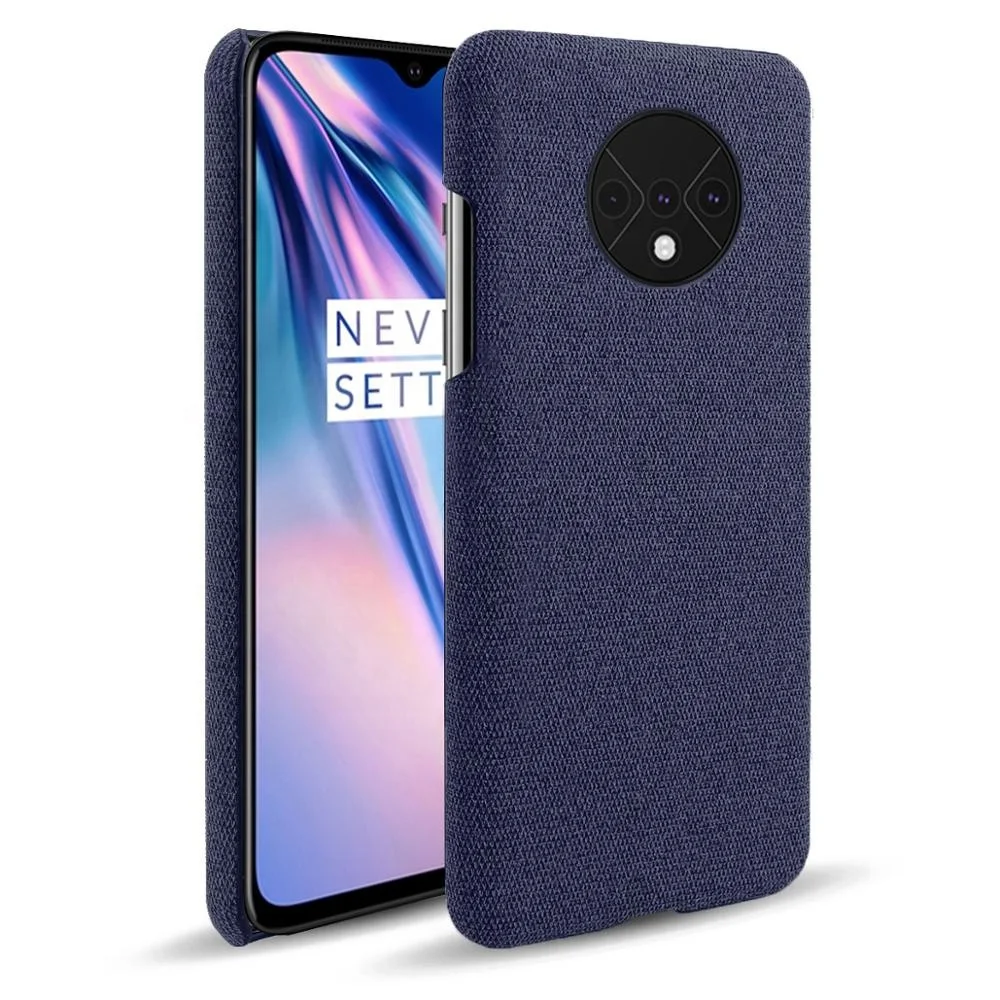 

Modern Stylish PC PU Bulk Cellphone Case for Oneplus 7T Felt Cloth Feeling Mobile Accessories for Oneplus 7T, Brown, black, red, gray, blue, light gray