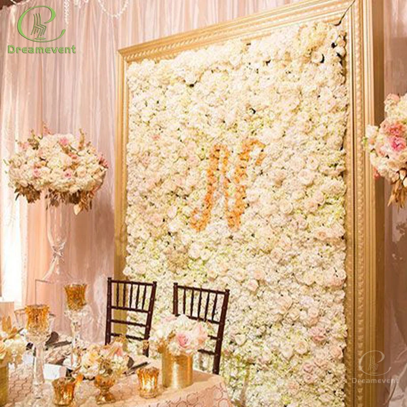 Guangzhou Decorative Beautiful Giant Rose Artificial Flower Wall Decor