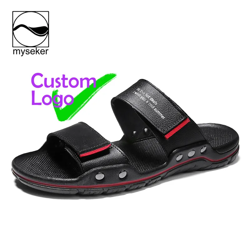 

Comfy Mens Slippers Cool Slipper Men Sandal Cork For Custom Flip Flops Genuine Leather Slide Black Boy Slippers Brand Name