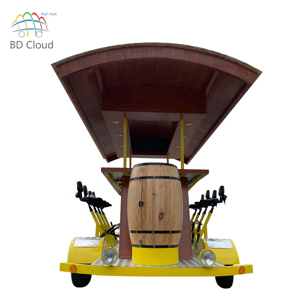 

BD Cloud electric pedal bus beer bike, Customized