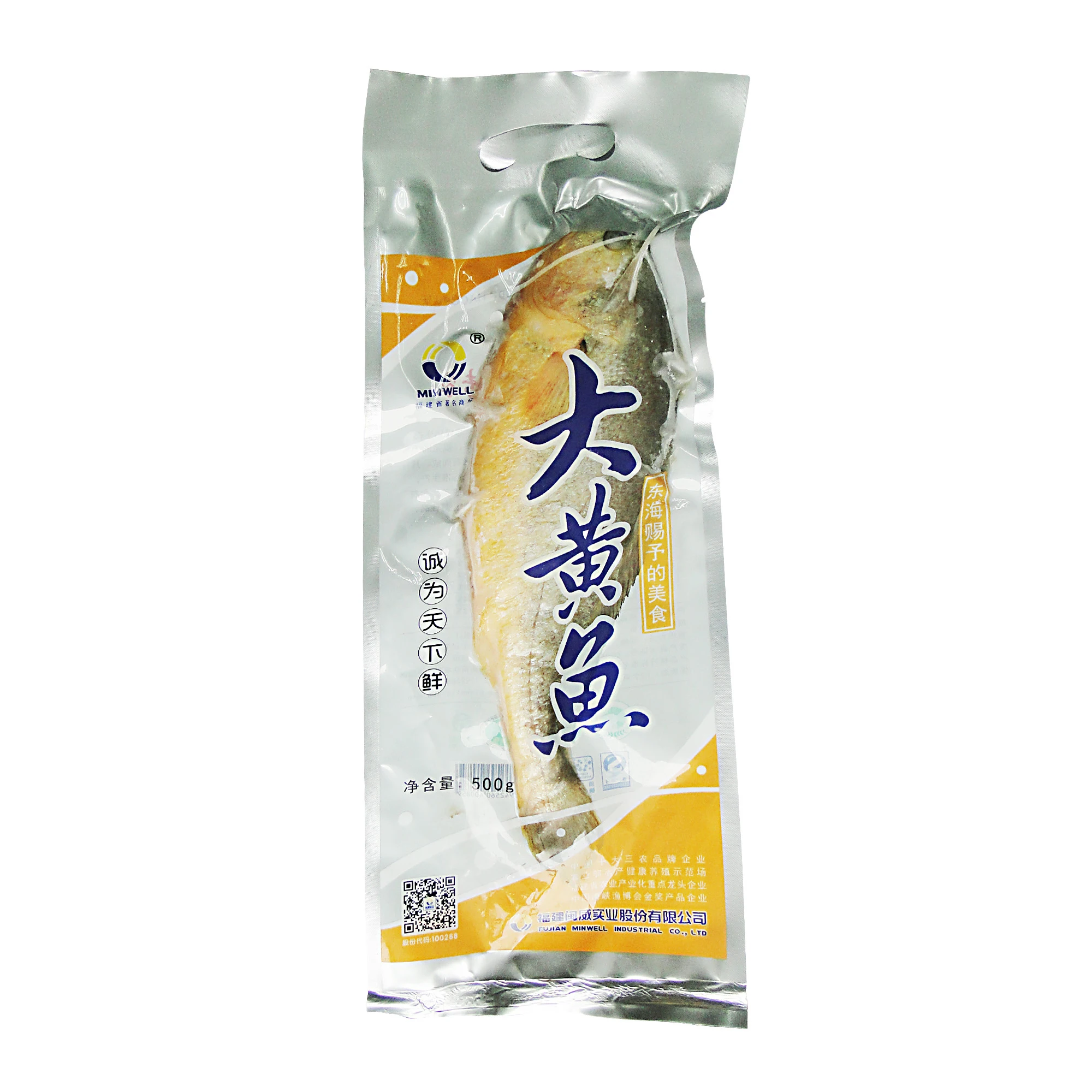 
Good Price Delicious Healthy Fish Vacuum Packaging Frozen Seafood IQF Frozen Yellow Croaker 