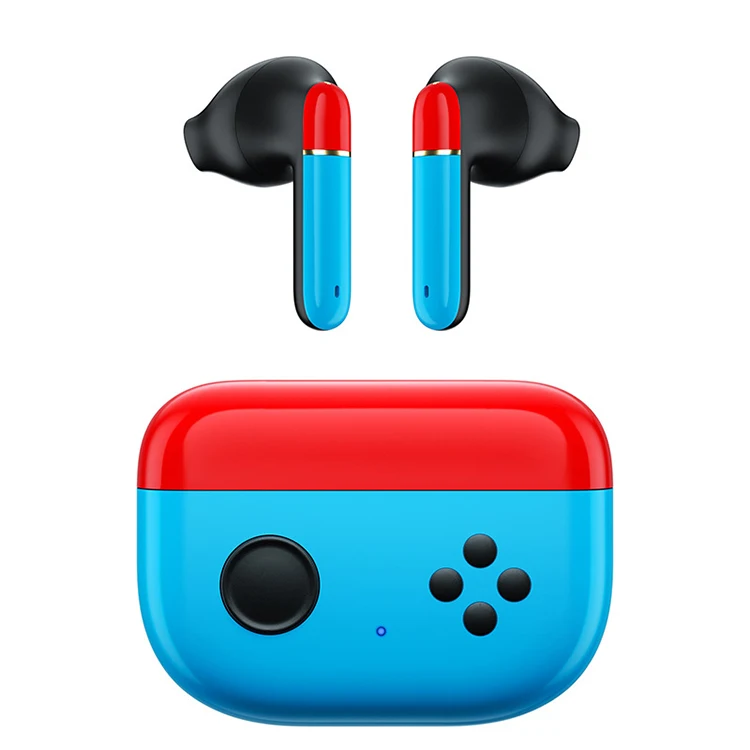 

Low Latency Noise-canceling Handsfree BT TWS True Wireless Earbuds Gaming In-ear Earphones, Black / blue / red / white