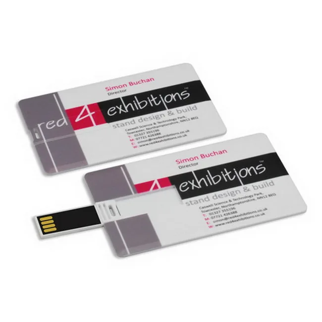 USB 2.0 interface business gift customized logo printing 16GB bank debit card usb flash memory drive - ANKUX.COM
