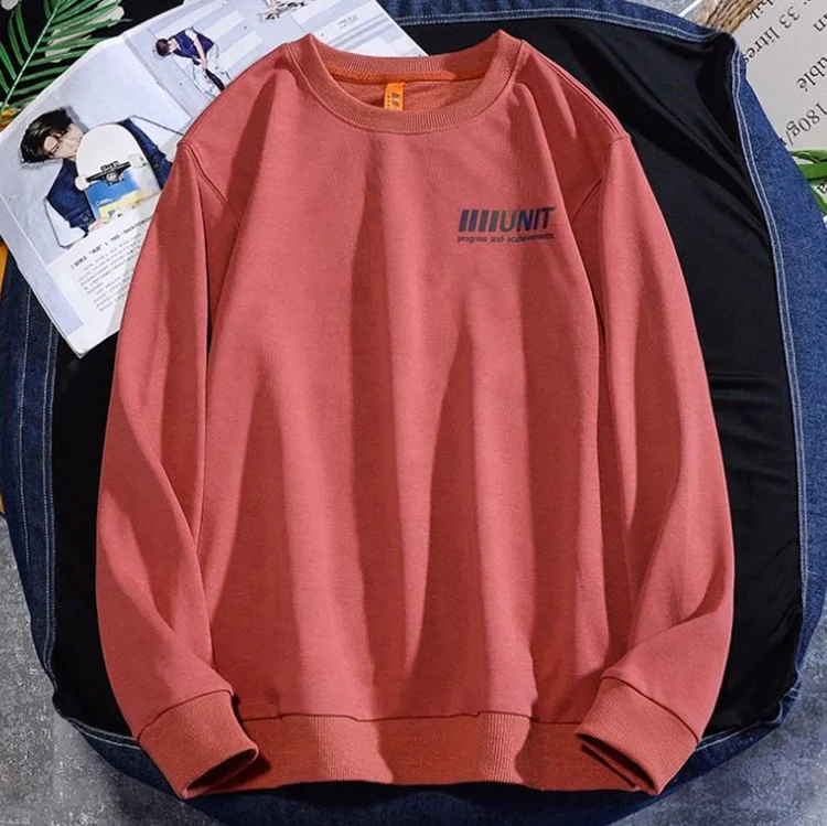 

2021 New desgin polyester long sleeve contton men sweatshirt custom crewneck sweatshirt reflective printing sweatshirt men