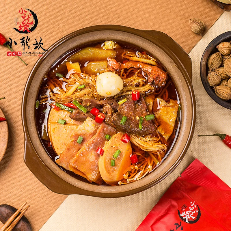 
Chinese Hot Pot Condiments Xiaolongkan Brand Spicy Hotpot Supplier 