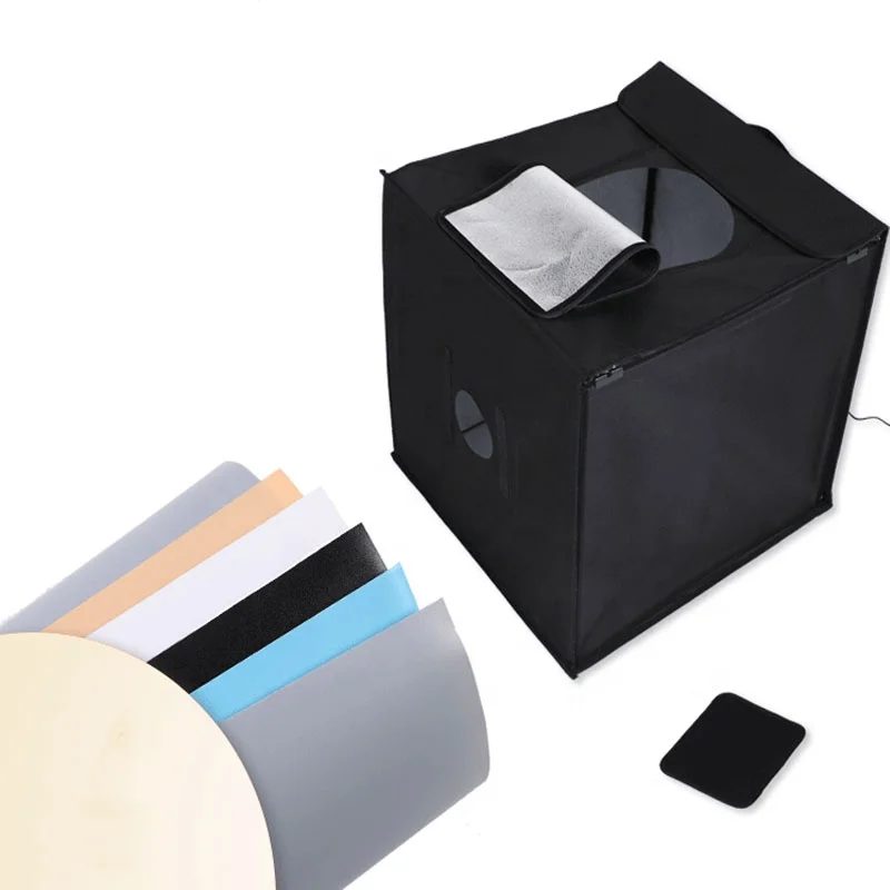 

Manufactory 60cm Remote Control Photography Tent LED Light Studio Box Photo Studio Accessories, Black