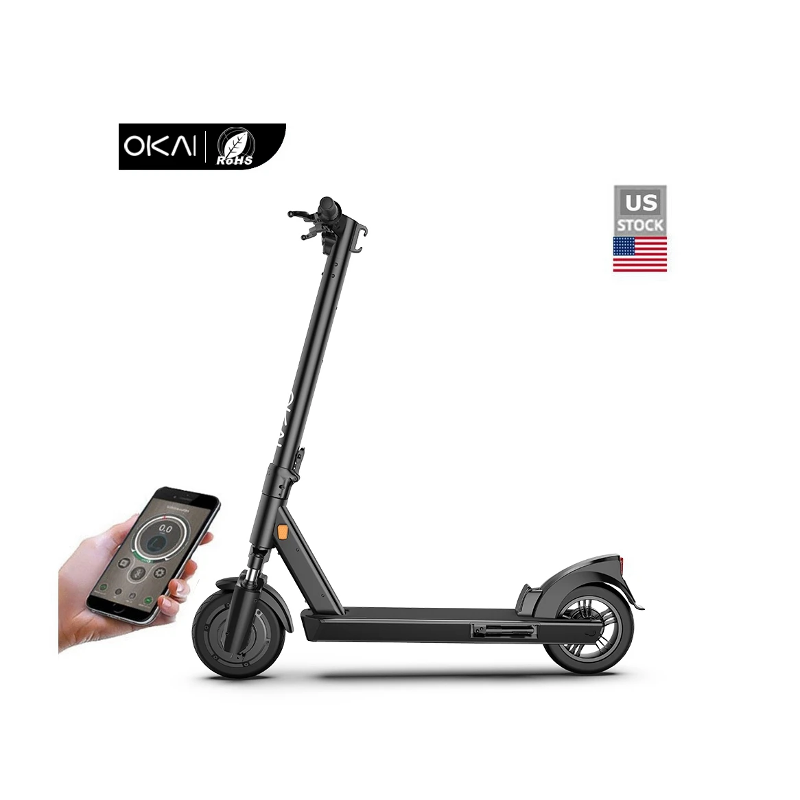 

OKAI ES200E Factory Manufacture Various Aluminum Alloy China Fast Electric Scooter Wholesale, Black