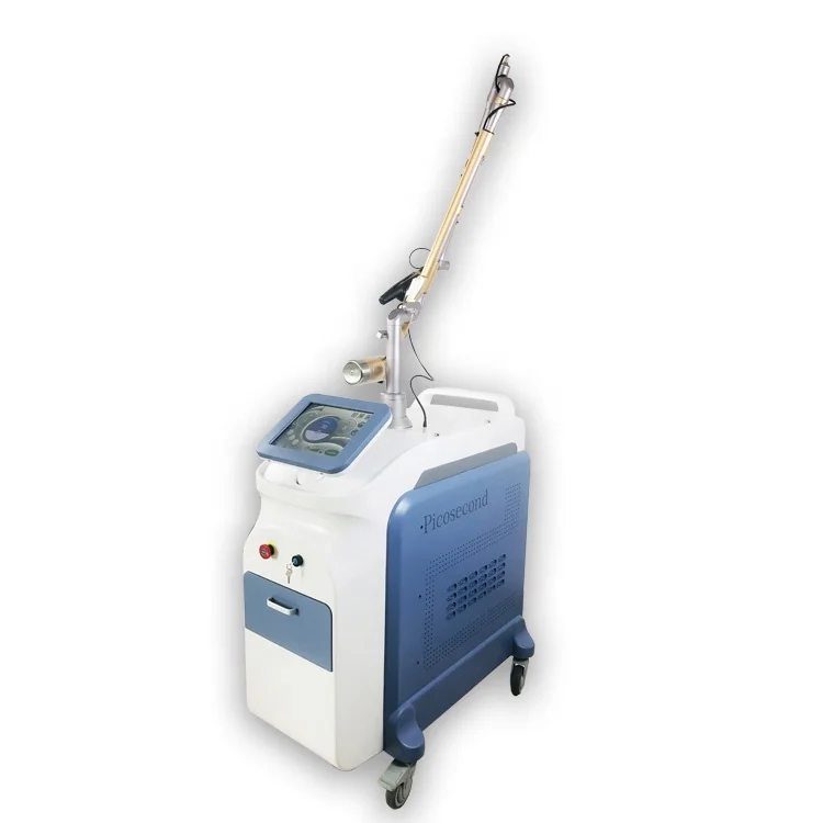 

New Crystal Double Rods Pico Q Switched Nd Yag Laser 1064nm 532nm Picosecond Laser Tattoo Removal Machine
