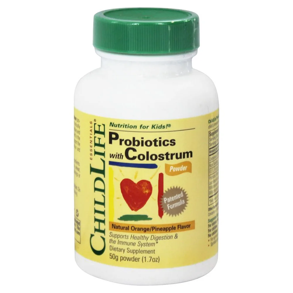 
ChildLife Essentials, Probiotics with Colostrum, 50 g Powder  (62301778371)