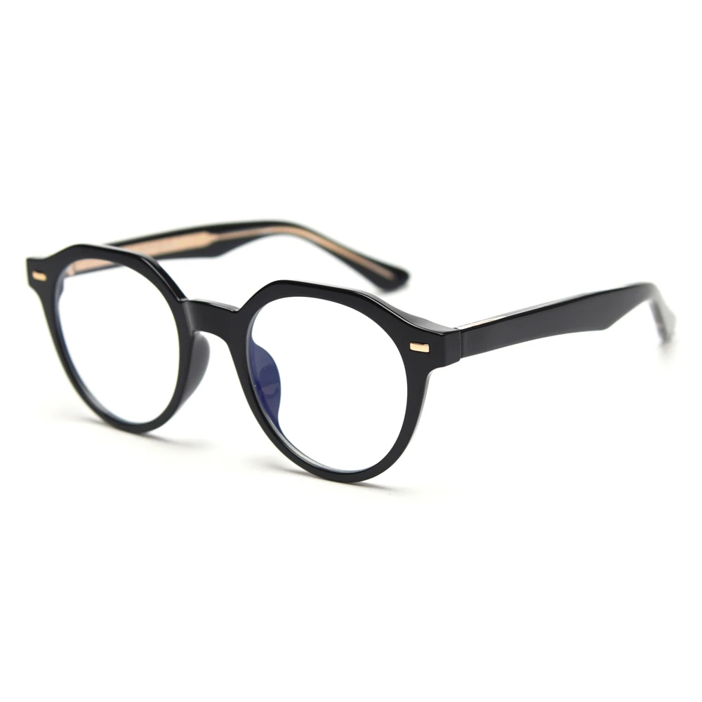 

Men's retro glasses women tr90 acetate black transparent optical fashion eye glass frames