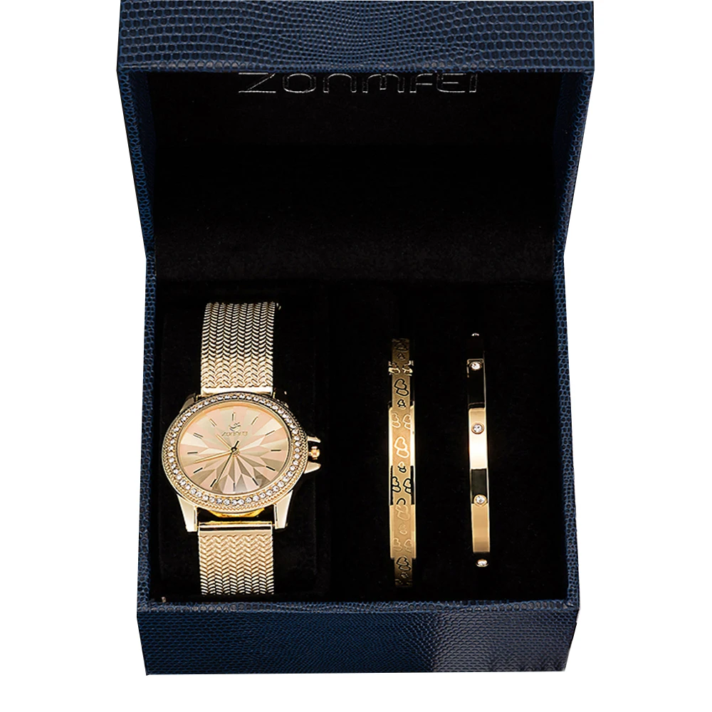 

Amazon top seller Fashion Luxury ladies watches and bracelet set for women 2020 reloj