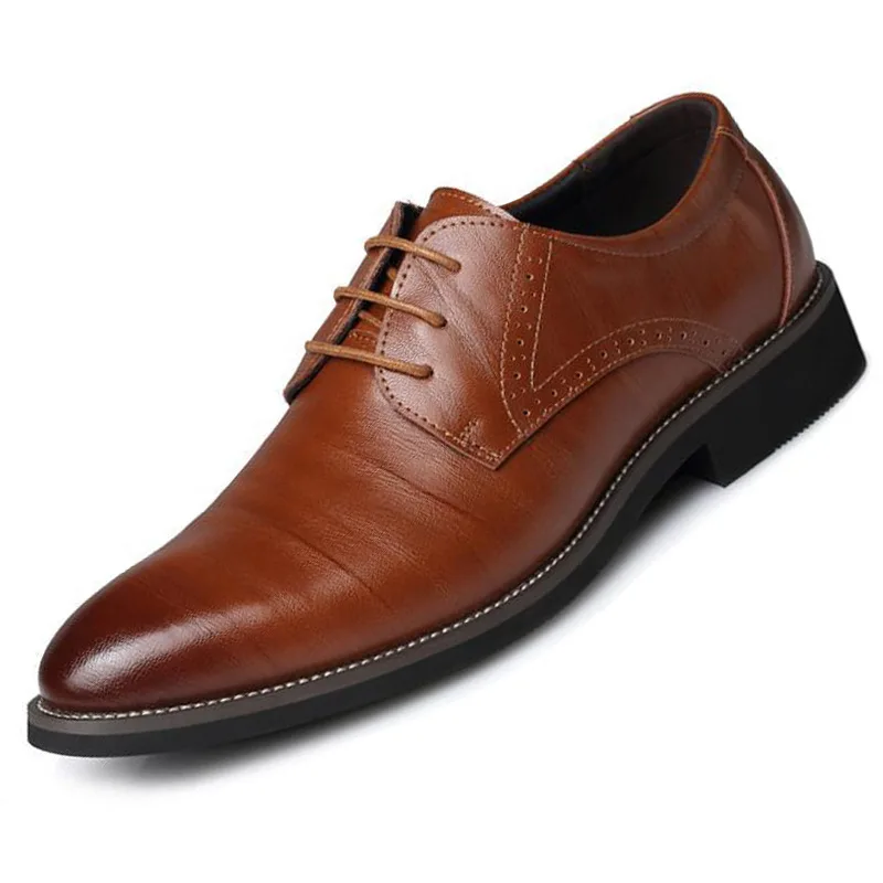 

Men fashion business leather shoes