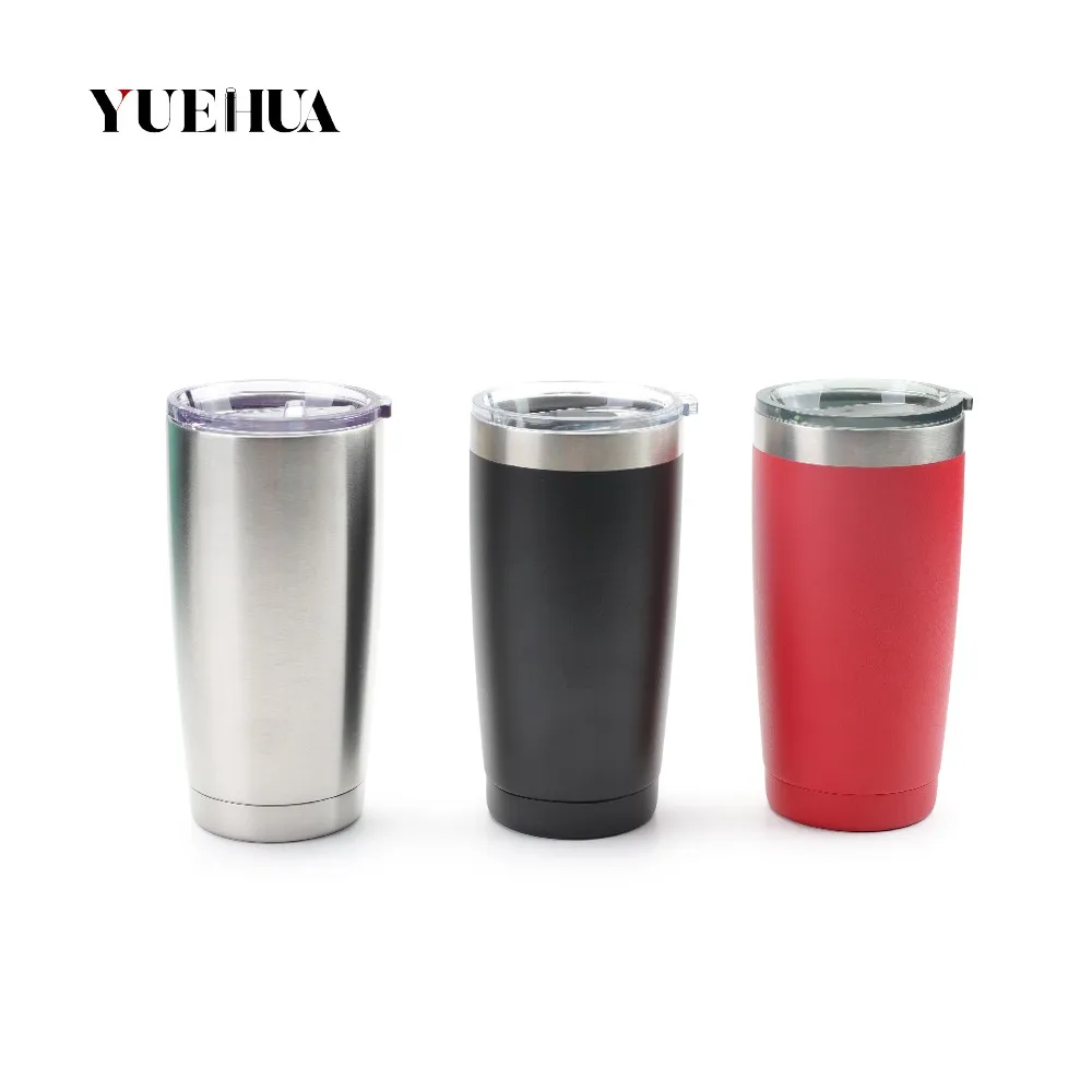 

20oz Double wall insulated 18/8 stainless steel tumbler with lid