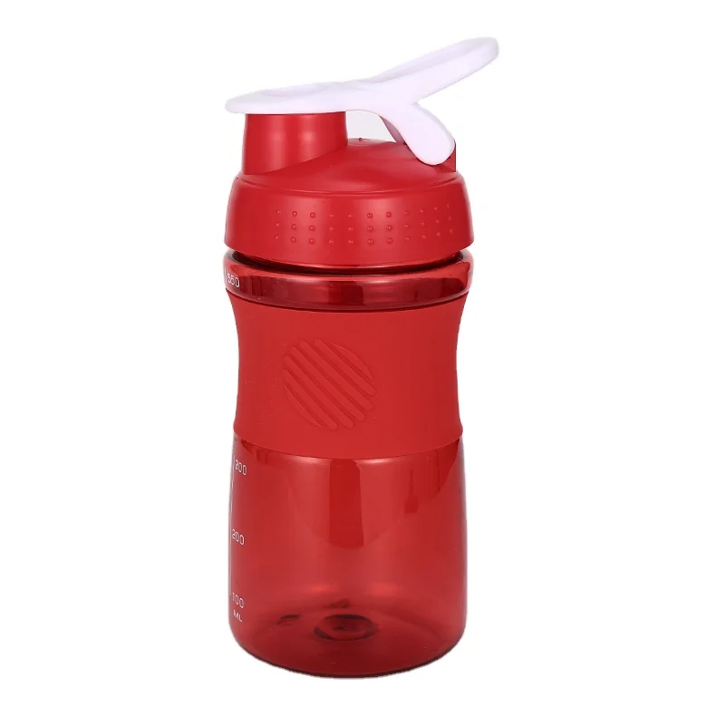 

Wholesale plastic gym sport water bottle portable shaker bottle protein, Blue green orange