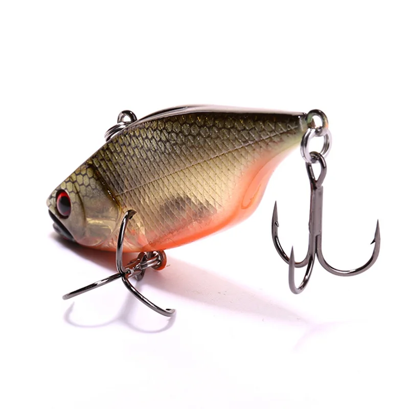 

5297 Lead Lip Fishing Lures 70mm 10.8g Floating VIB Lure Good Swim Action Bait For Bass vib fishing lure, 6 colors