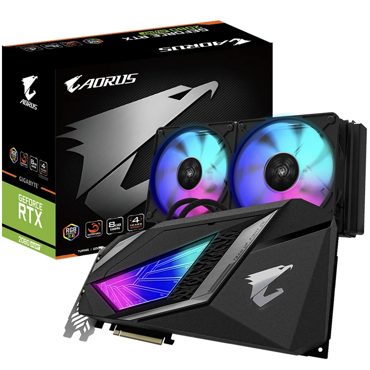 

GIGABYTE NVIDIA AORUS GeForce RTX 2080 Super WATERFORCE 8G 256 bit GDDR6 Gaming Graphics Card With All-in-one Cooling System