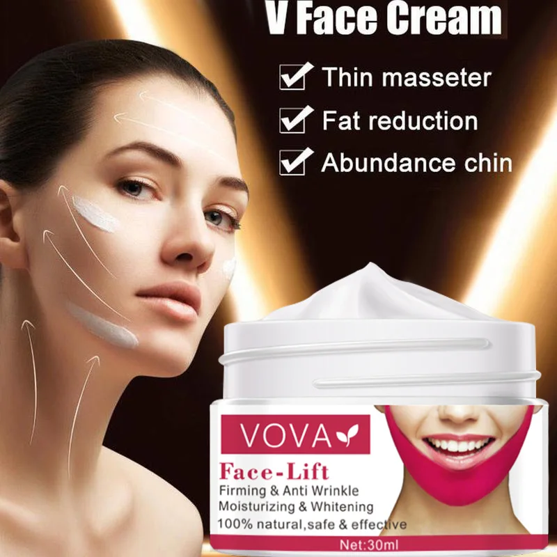 

30ml Face Shaping Elastic Firming Face-Lift Thin Masseter Fat Reduction Abundance Chin Face Cream