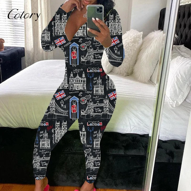 

Colory Wholesale Quality Spring Summer Short Sleeve Sleepwear Black Lives Matter Designer Onesie Button Sexy Pajamas For Women, Customized color