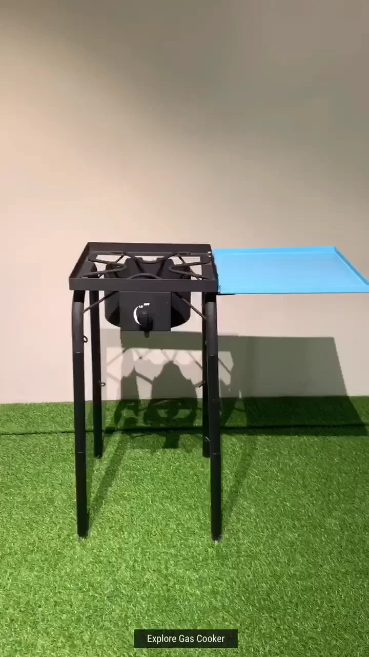 Single Burner Gas Stove With Cover Camp Gas Burner Buy Portable