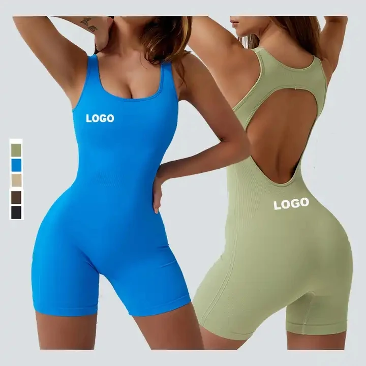 

New Arrivals One Piece Gym Fitness Sets Bodysuits Workout Yoga Clothings Women's Yoga Jumpsuit