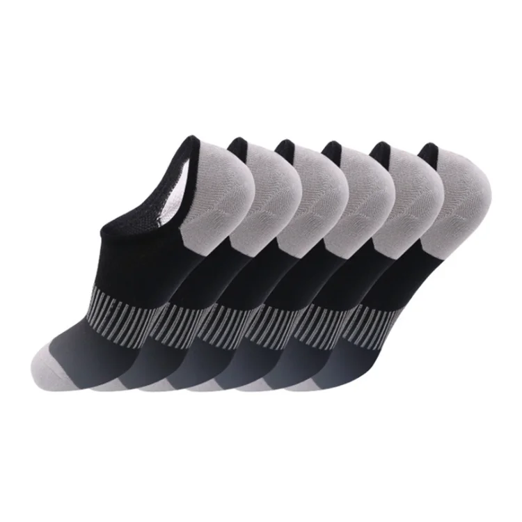 

Men's no show socks bamboo spelled color silicone socks with breathable custom bamboo cotton black sock for men, As picture