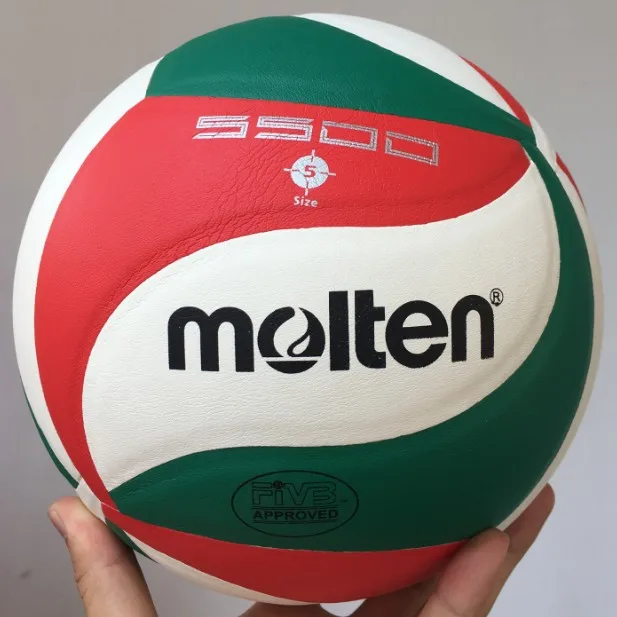 

voleibol inflatable Microfiber PU Size 5 Molten Volleyball ball 5500 or 5000 for Training or Match, Customize color