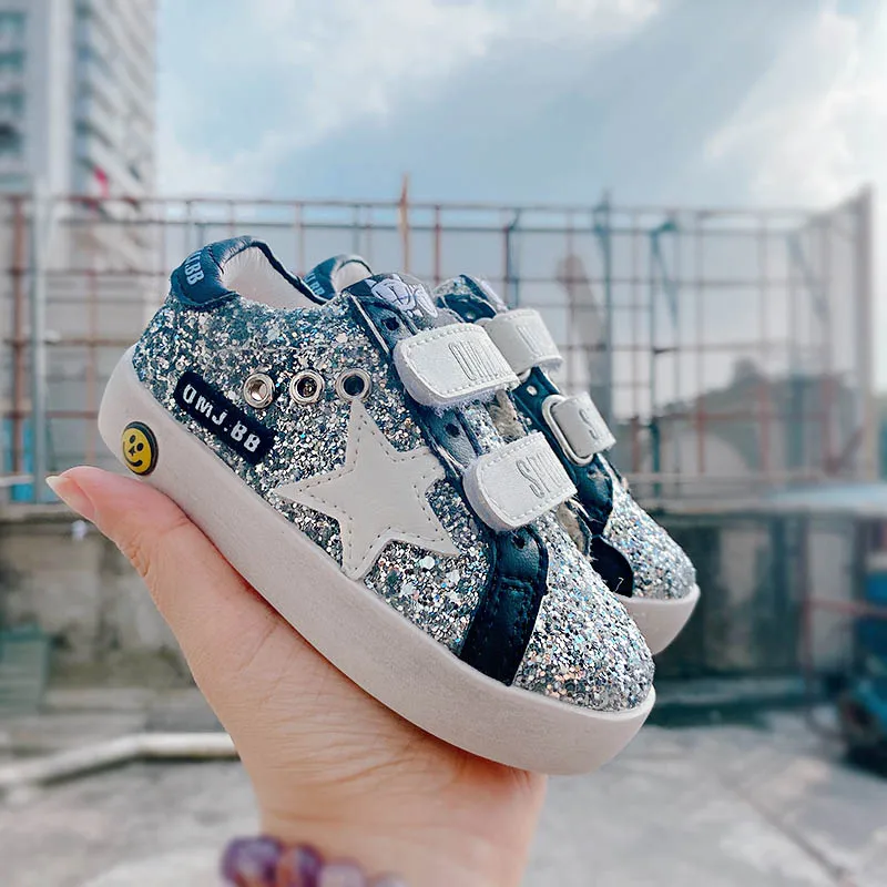 

Custom Toddler Girl Shoes Sport 2022 Spring Wholesale Kids Casual Sneakers New Arrivals Crystal Designer Kid Shoes