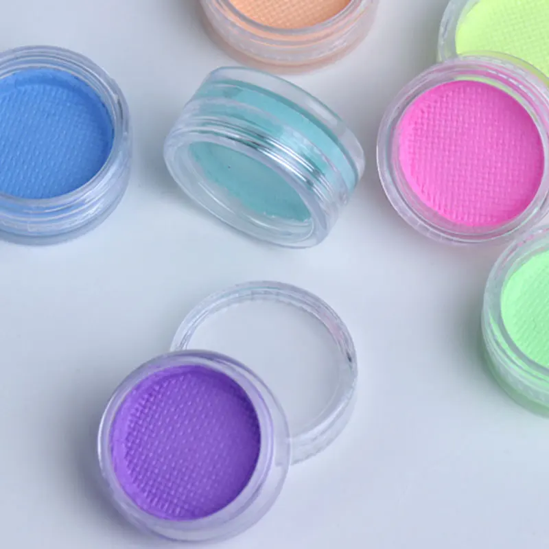 
3g Pastel Fluorescent color Macaron uv color water based Face and Body Paint 