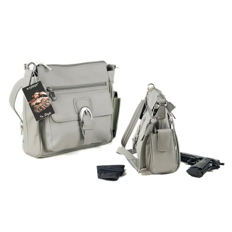 

GB005 Customized Faux Leather Concealed Carry Purse Bag For ladies, Any color is available