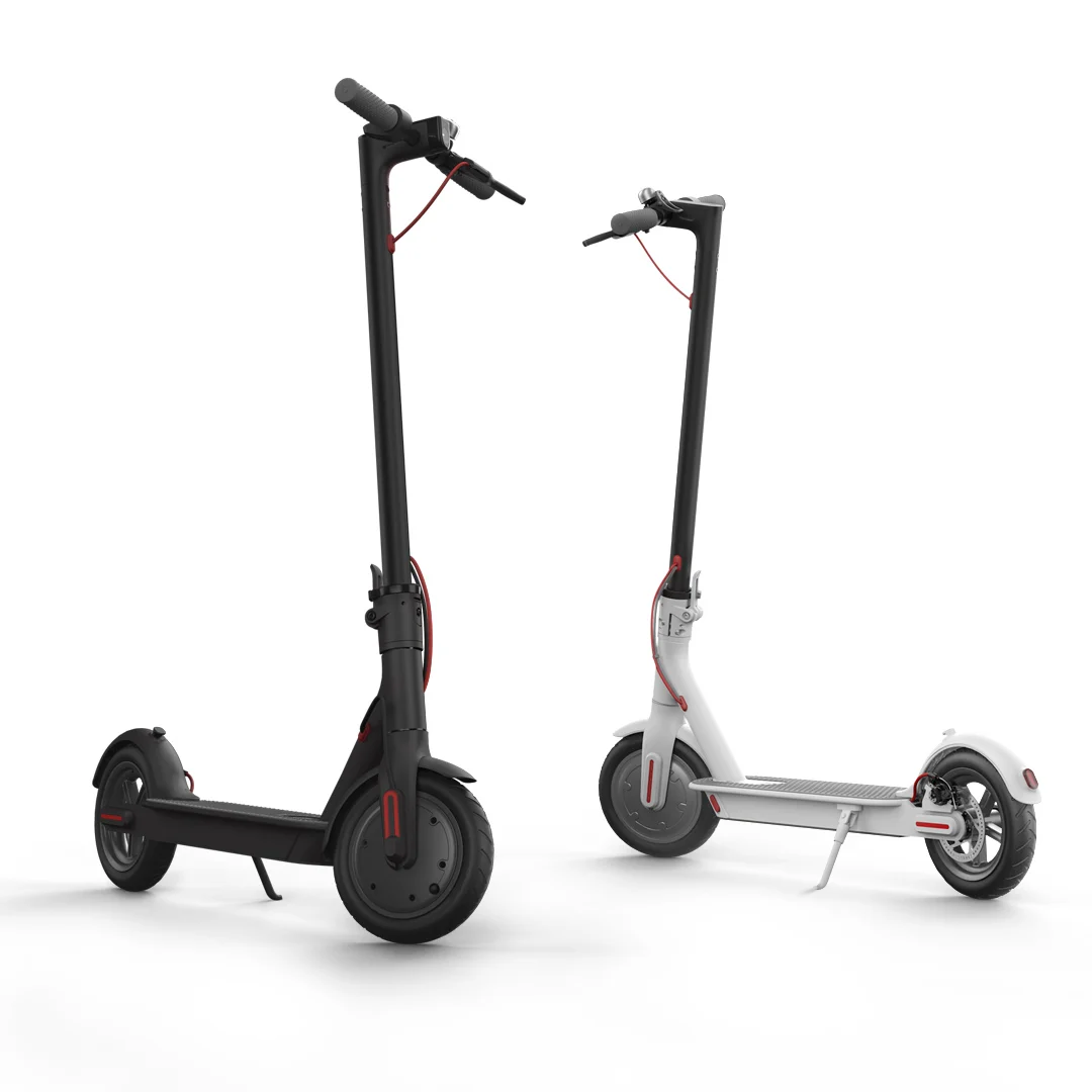 

Drop Shipping Stand style quality adult scooters electric scooter, Black white