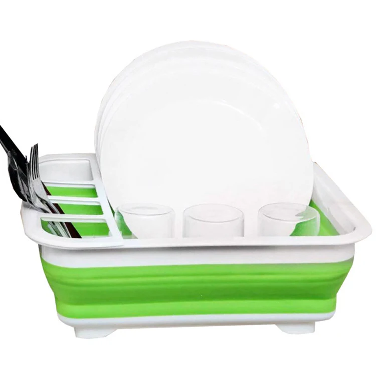 

E1672 Kitchen Tool Storage Containers Wash Hollow Dish Plate Chopstick Basket Plastic Drain Fruit Washing Kitchen Storage Basket, Picture